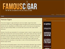 Tablet Screenshot of famouscigar.com